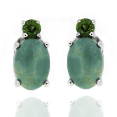 Orecchini in argento con Turchese Tyrone