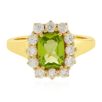 Anello in argento con Peridoto