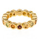 Anello in argento con Granato d’India (MONOSONO COLLECTION)
