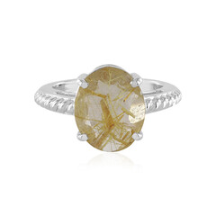 Anello in argento con Quarzo Rutilato