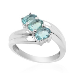 Anello in argento con Fluorite Verde