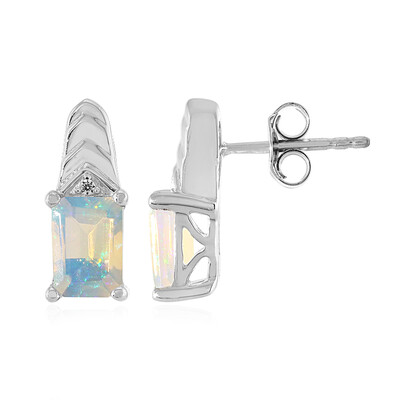 Orecchini in argento con Opale di Welo