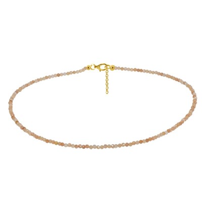 Collana in argento con Avventurina Pesca