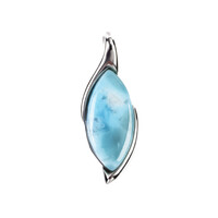 Ciondolo in argento con Larimar