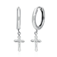 Orecchini in argento con Diamante PK (H)