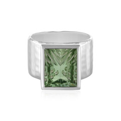 Anello in argento con Ametista Verde