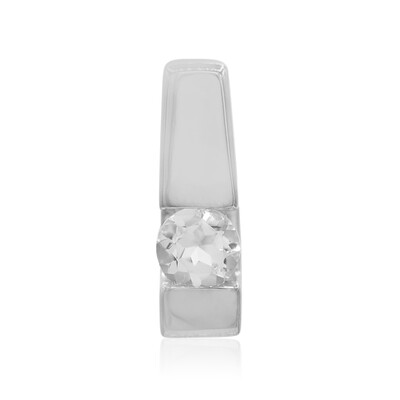 Ciondolo in argento con Topazio Bianco