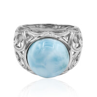 Anello in argento con Larimar