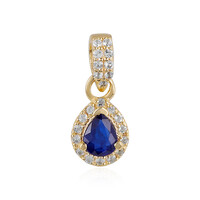 Ciondolo in argento con Spinello Blu Royal