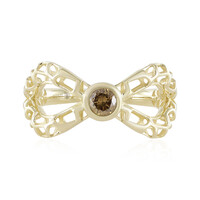 Anello in oro con Diamante Champagne I2 (Ornaments by de Melo)