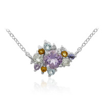 Collana in argento con Ametista Boliviana