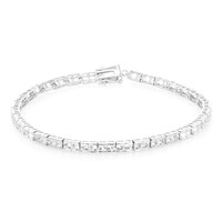 Bracciale in argento con Topazio Bianco