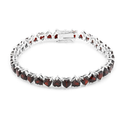 Bracciale in argento con Granato