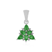 Ciondolo in argento con Tsavorite