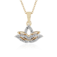 Collana in argento con Diamante I2 (J)