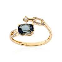 Anello in oro con Tanzanite (non riscaldata) (CIRARI)