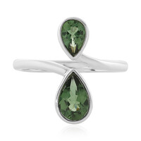 Anello in argento con Apatite Cromo