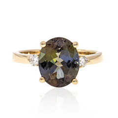 Anello in oro con Tanzanite (non riscaldata) (CIRARI)