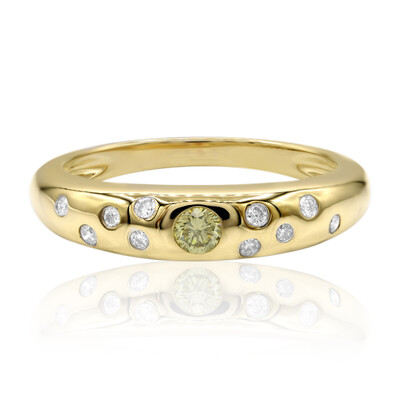 Anello in oro con Diamante Giallo VS1 (Annette)