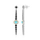 Orecchini in argento con Turchese Sleeping Beauty (Dallas Prince Designs)