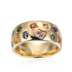 Anello in argento con Ametista (Adela Gold)
