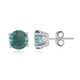 Orecchini in argento con Fluorite Verde