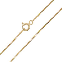 Catenina groumette in argento placcato oro giallo - 45 cm - 1,39 g