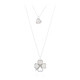 Collana in argento con Pietra di Luna Bianca