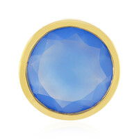 Ciondolo in argento con Onice Blu