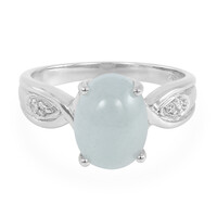 Anello in argento con Acquamarina