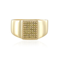 Anello in argento con Diamante Giallo I3