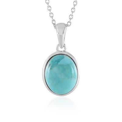 Collana in argento con Turchese Kingman Mohave Blu