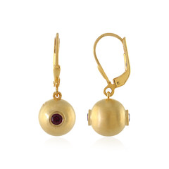 Orecchini in argento con Rodolite