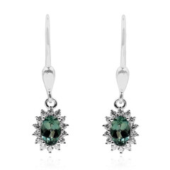 Orecchini in argento con Apatite Cromo