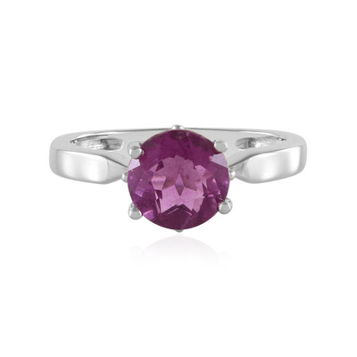 Anello in argento con Fluorite Rosa