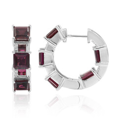 Orecchini in argento con Rodolite (Remy Rotenier)