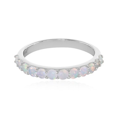 Anello in argento con Opale di Welo