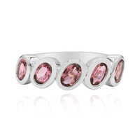 Anello in argento con Tormalina Rosa
