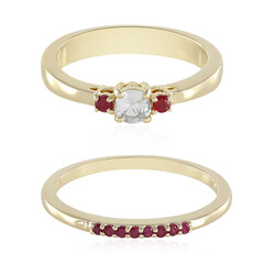 Anello in oro con Zaffiro Bianco (Adela Gold)