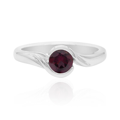Anello in argento con Rodolite