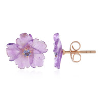 Orecchini in argento con Ametista (Gems en Vogue)