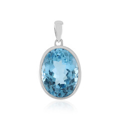 Ciondolo in argento con Topazio Blu Cielo