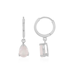 Orecchini in argento con Quarzo Rosa