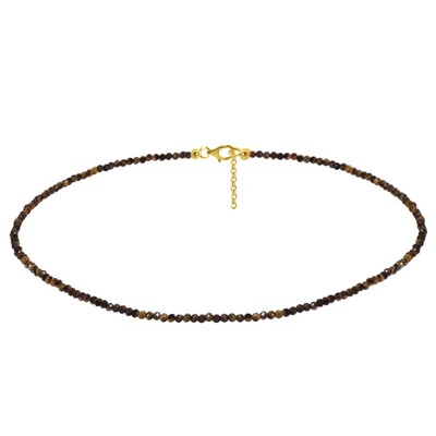 Collana in argento con Occhio di Tigre