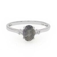 Anello in argento con Labradorite