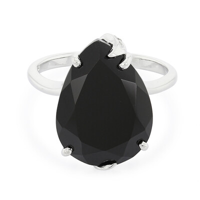 Anello in argento con Onice Nero