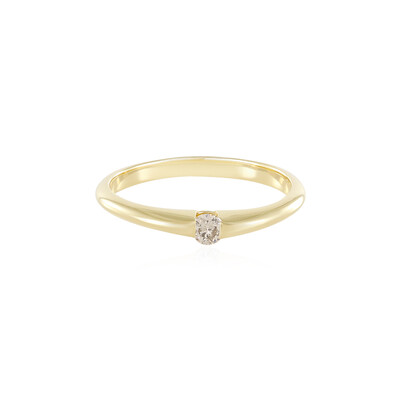 Anello in argento con Diamante Cioccolato I3