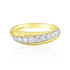 Anello in oro con Diamante IF (D)