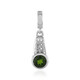 Ciondolo in argento con Diopside Russo