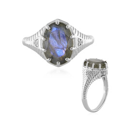 Anello in argento con Labradorite